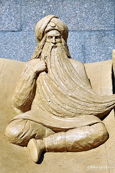 Скульптура в песке на Sand Festival в России